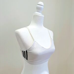 ADIDAS Sports Bra White Size Small (4-6)
